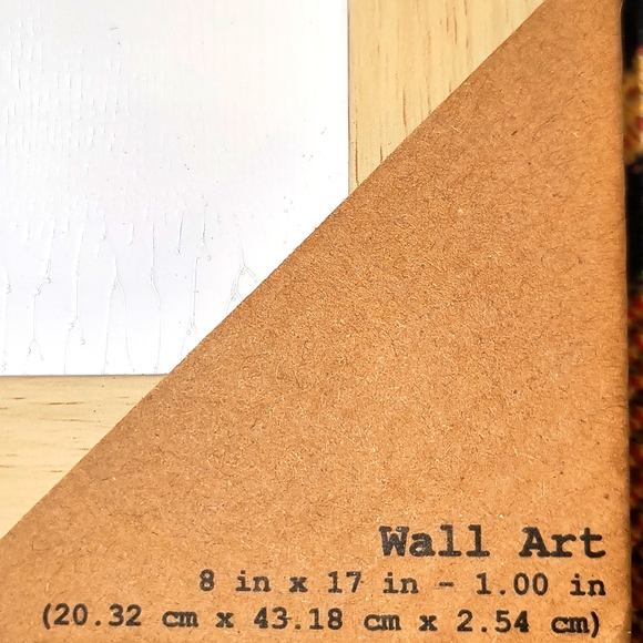 NWT, Framed Print of Fresh Bundle of Sage in a natural color wood frame - Picture 2 of 5